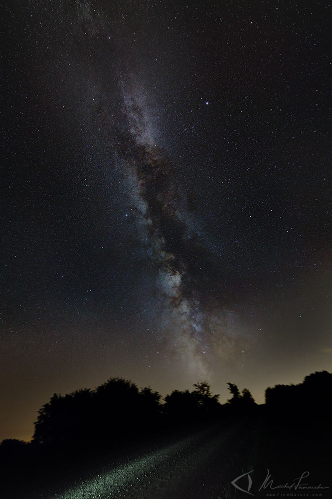 Voie lactée / Milky Way, Ulverton (Québec), 2017-07-25