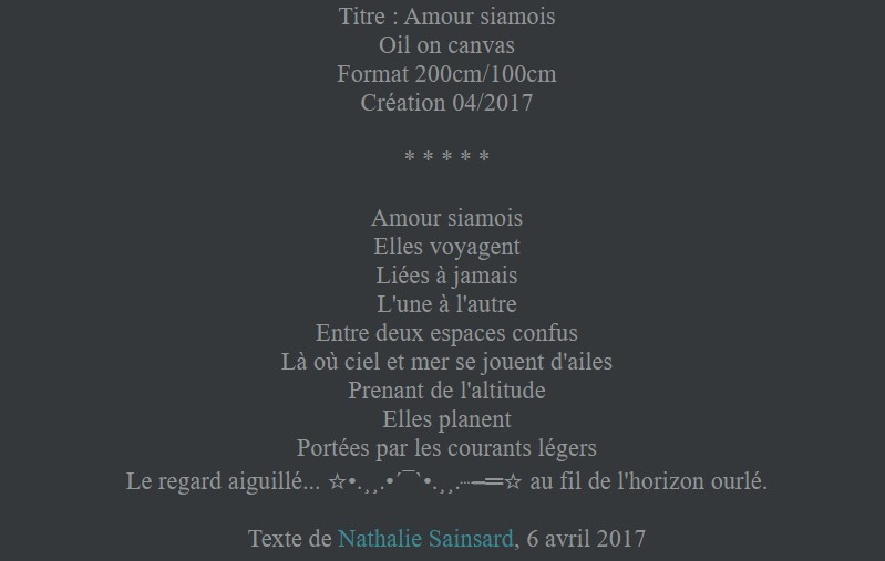 Texte Nathalie Sainsard